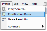 Proxification Rules